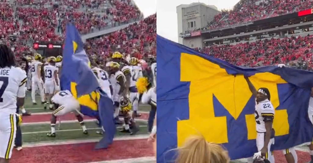 Flag PLANT!!! The Shoe is Michigan territory now 